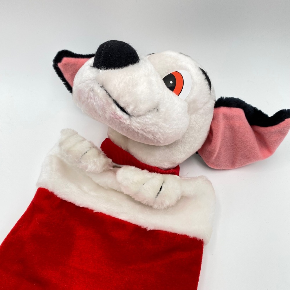 Vintage 101 Dalmatians Plush Christmas Stocking Dog 20" Holiday Decor - Picture 5 of 8